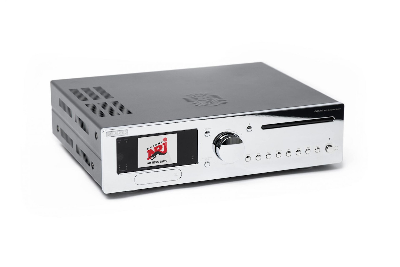 Block CVR-200 Blu-ray Internet Receiver mit 2x 100W Musikleistung für Streaming und Video-Wiedergabe