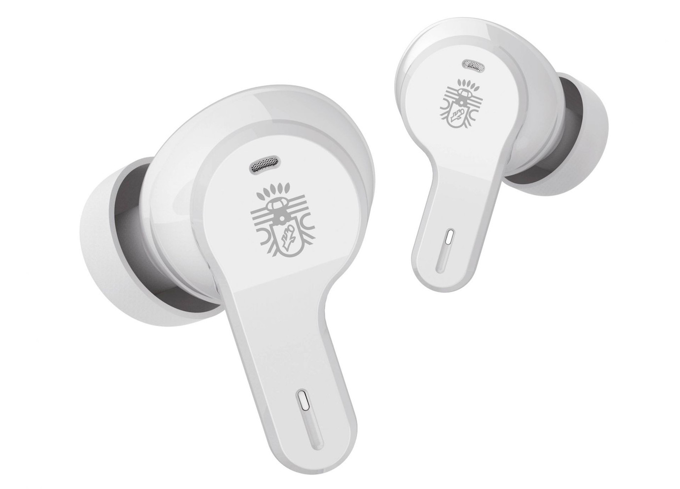 Block:Bods Bluetooth In-Ear-Kopfhörer mit bis zu 9 Stunden Spielzeit in Weiß