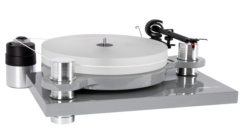 Block PS-100+ Plattenspieler in Silber