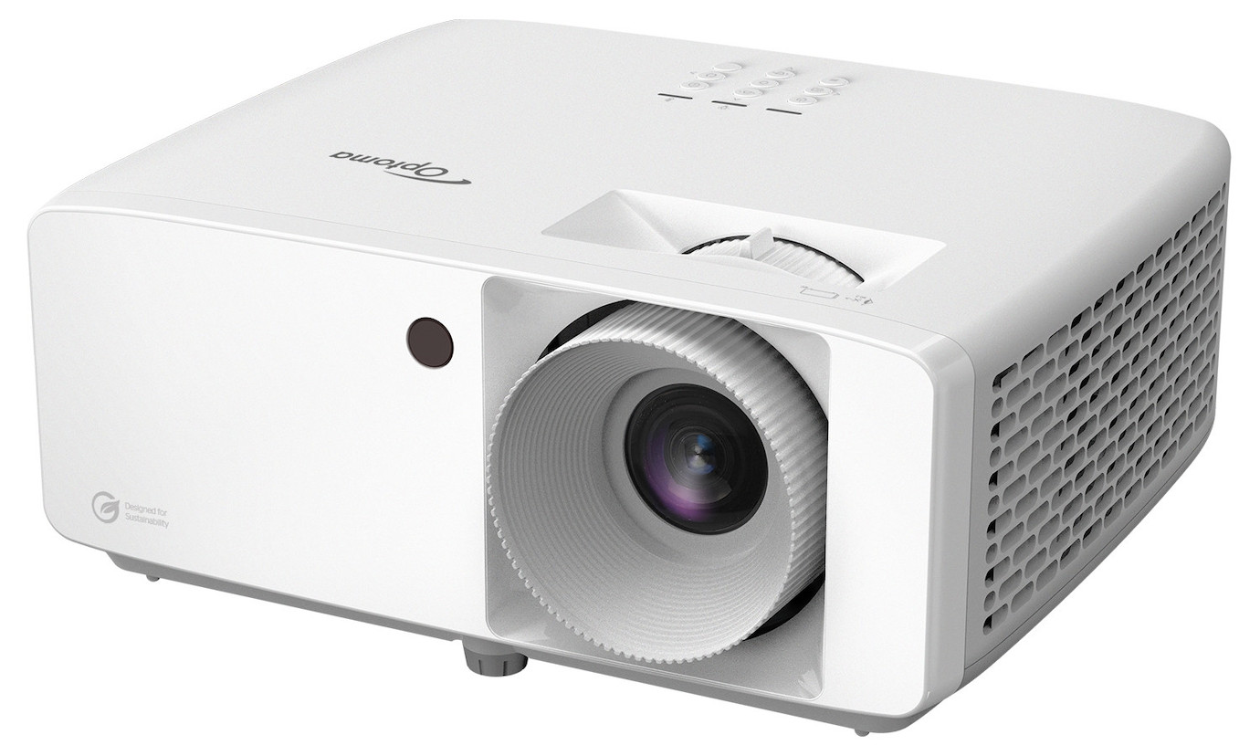 Optoma HZ150X kompakter Full HD-Laserprojektor mit hoher Helligkeit, konzipiert für den wartungsfrei