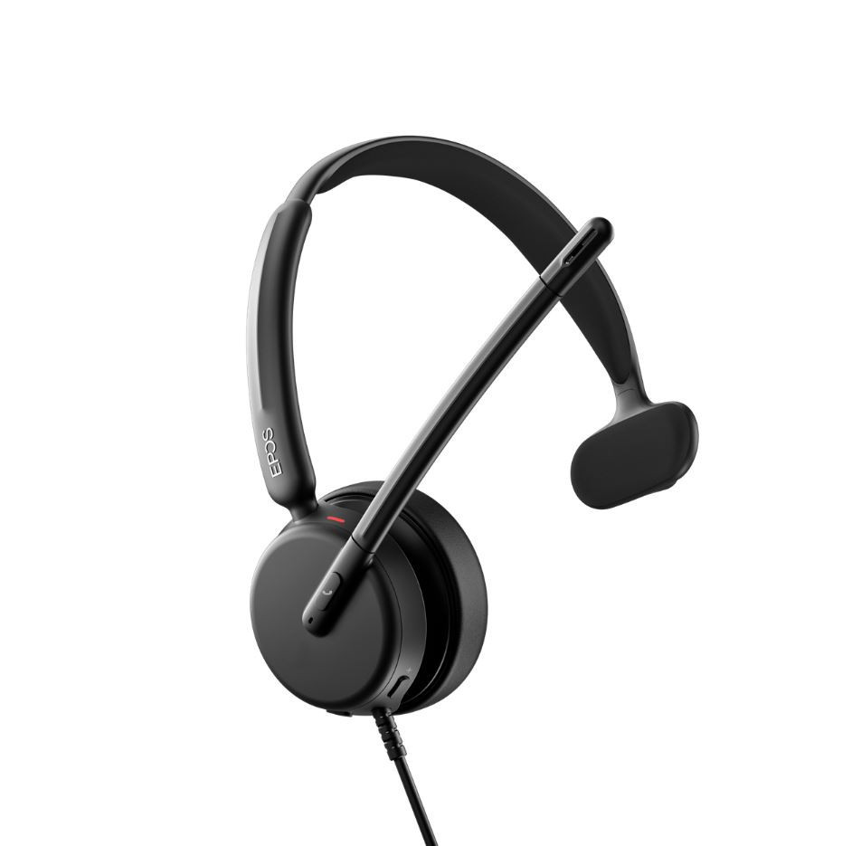 EPOS IMPACT 430T - kabelgebundenes Mono Headset USB-A / USB-C | zertifiziert für Microsoft Teams |