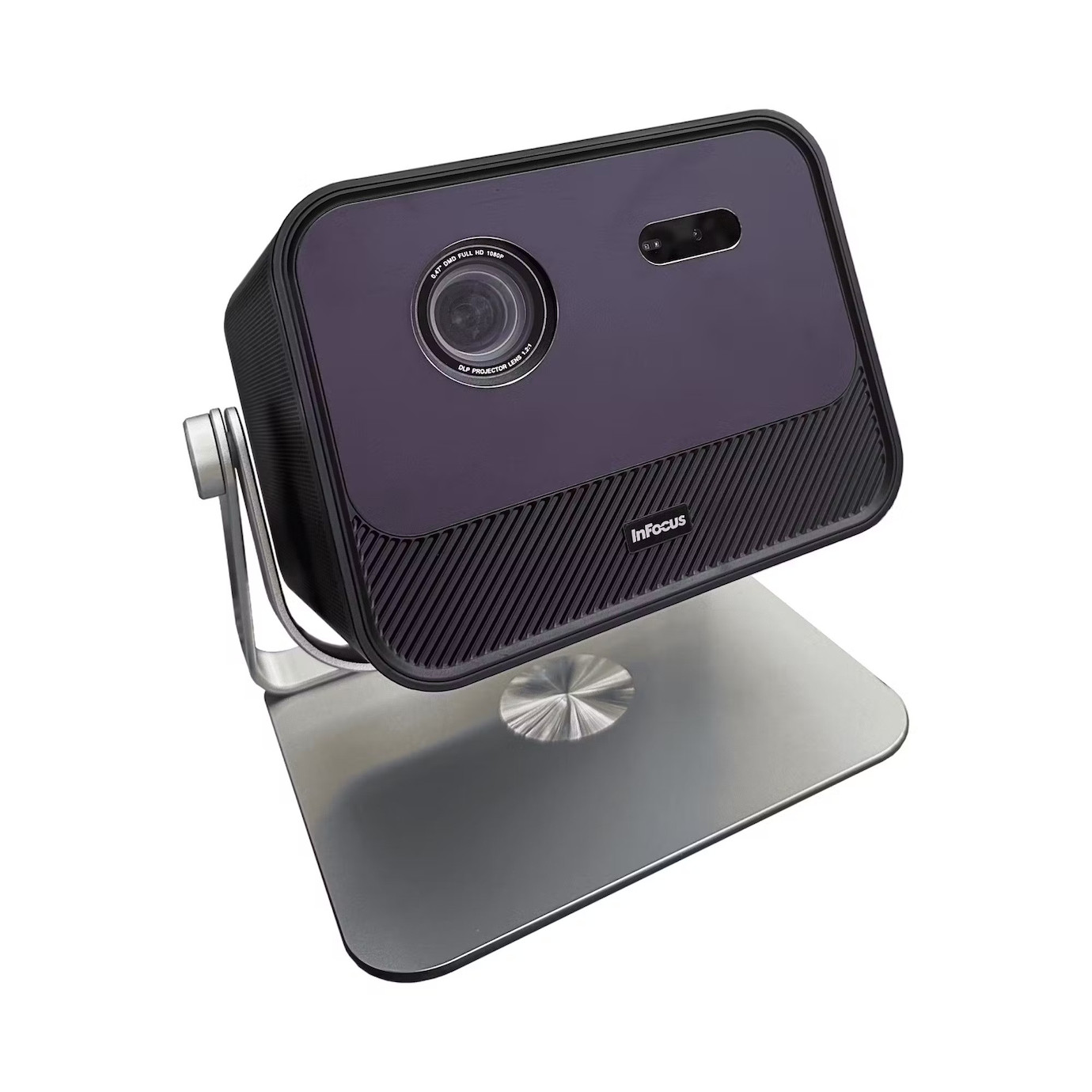 InFocus Crusader Grandmaster IN3038SL Beamer mit integrierten Streaming-Apps und praktischem Standfu