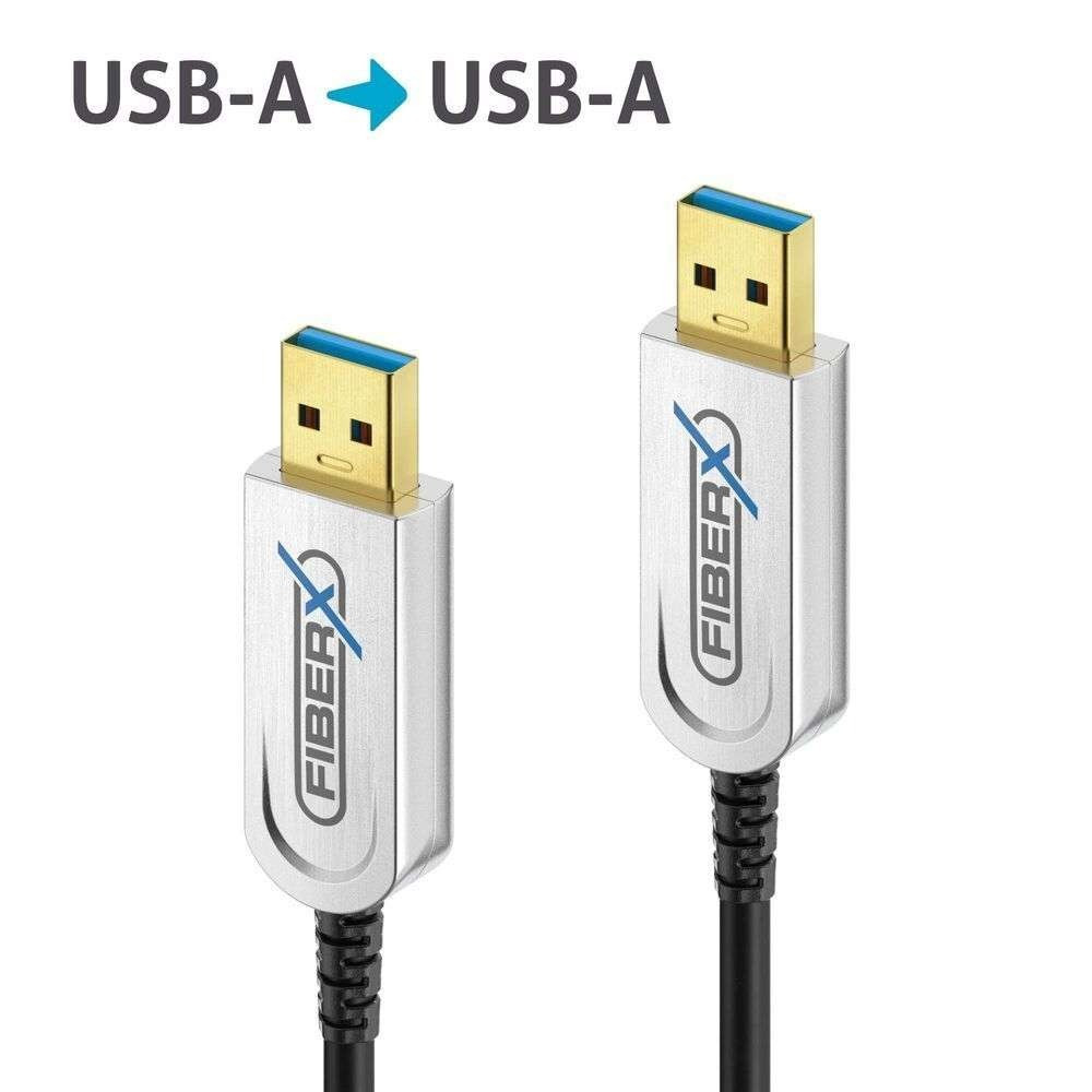 Purelink FiberX FX-I640-015 USB 3.2 USB-A AOC Glasfaserkabel, 15.0m