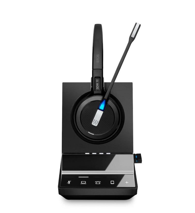 EPOS IMPACT SDW 5016T - kabelloses USB-A/USB-C Mono DECT / Bluetooth-Headset | zertifiziert für Micr