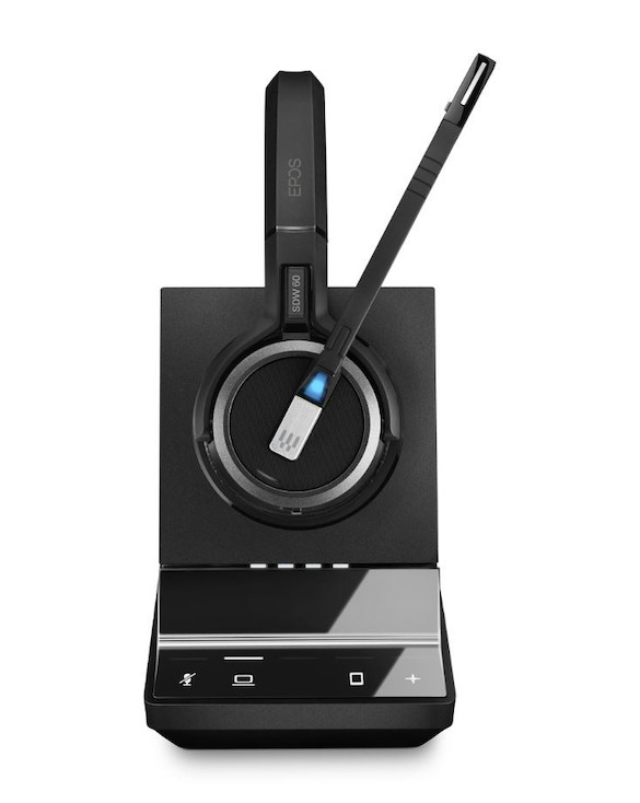 EPOS IMPACT SDW 5063T - kabelloses USB-A Dual DECT-Headset mit Basisstation | zertifiziert für Micro