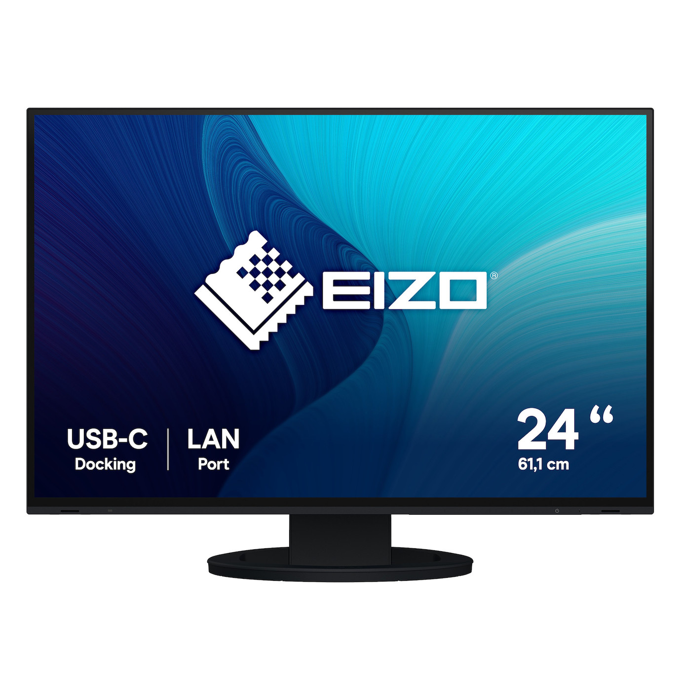 EIZO EV2495 FlexScan Monitor in Schwarz