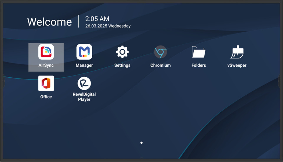 ViewSonic CDE5531-1C 55" 4K Commercial-Grade Display mit Wiedergabe von USB-Medien