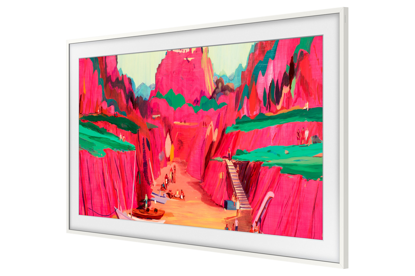 Samsung 65“ Rahmen Modern für The Frame und The Frame Pro in Weiß