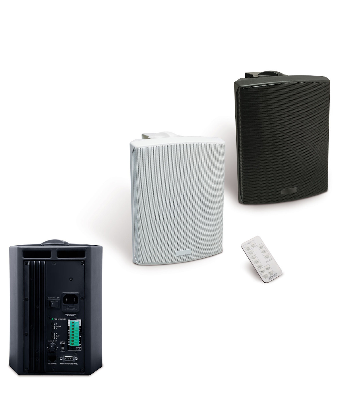 Kindermann Aktivbox Set 50+ IR Lautsprecherset, schwarz