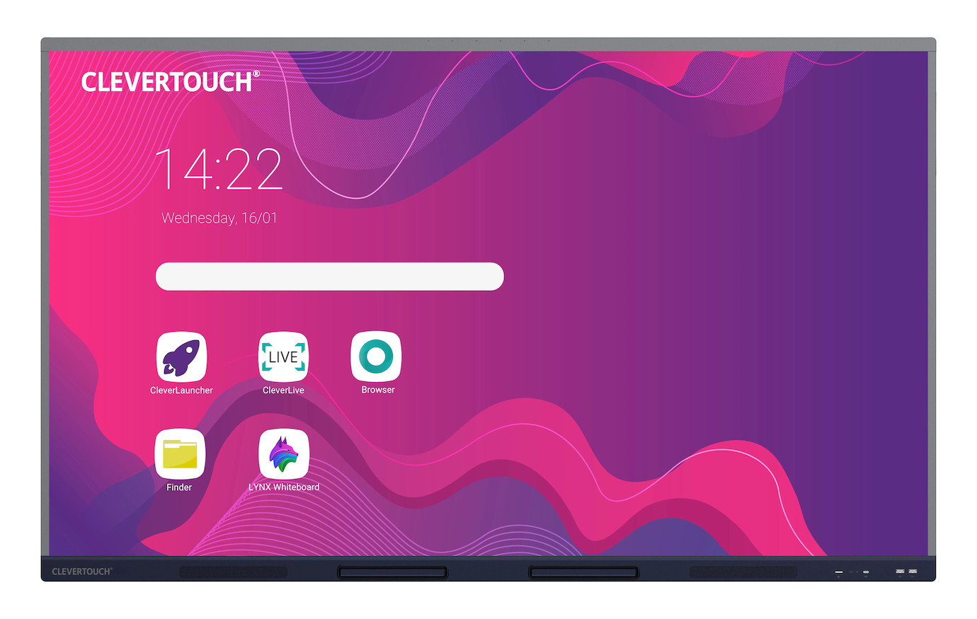 clevertouch ProSeries3 65" EDLA-zertifiziertes Touchdisplay für moderne Klassenzimmer