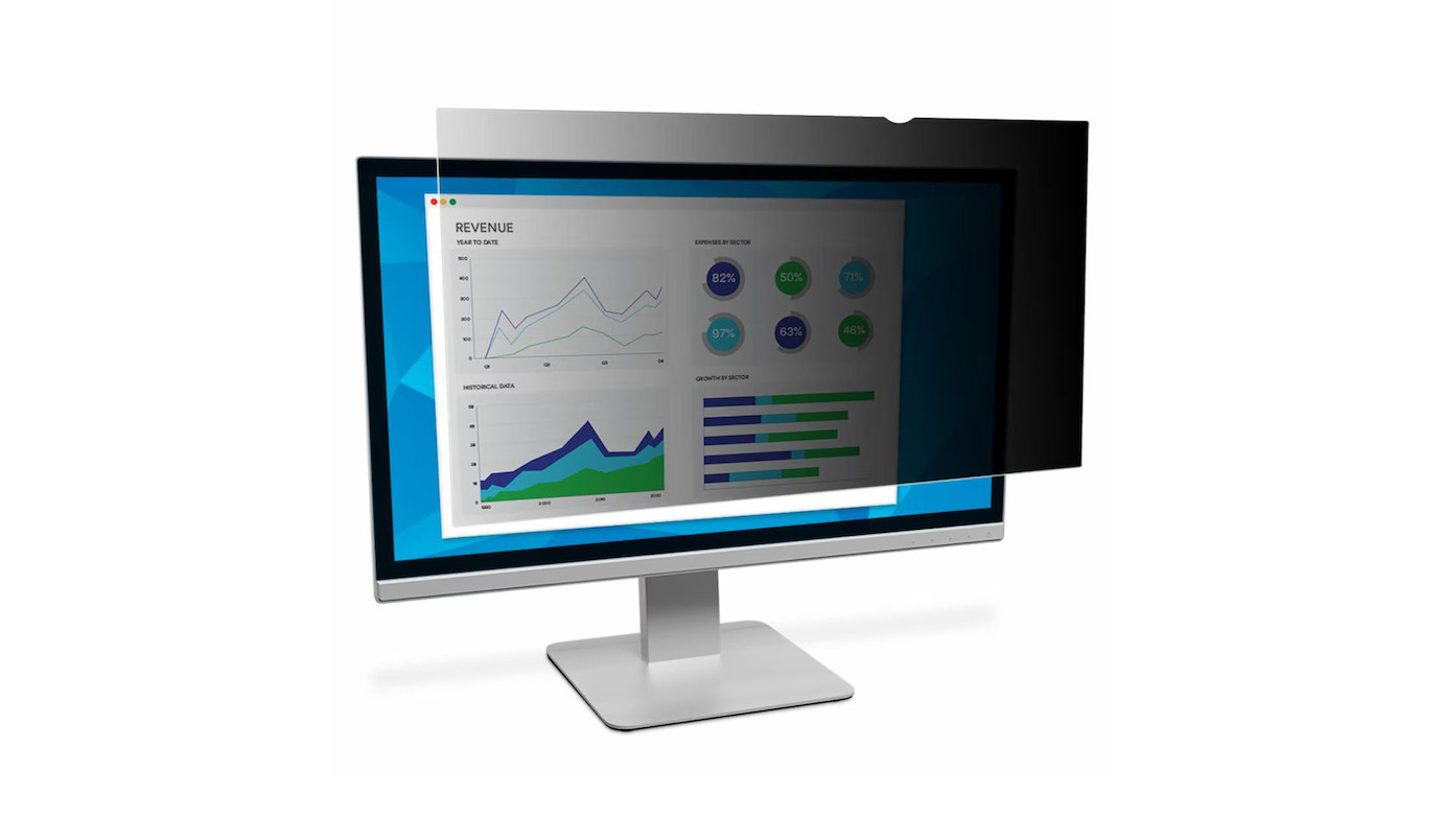 3M Blickschutzfolie für 49 Zoll (32:9) Monitore für datensichere Bildschirmarbeitsplätze, PF490W3E 1000037813