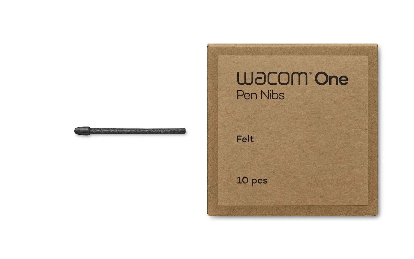 Wacom ACK24919Z - Schreibfeder - Wacom - Wacom One Standard Pen - Schwarz - Filz - 10 Stück(e) 1000038958