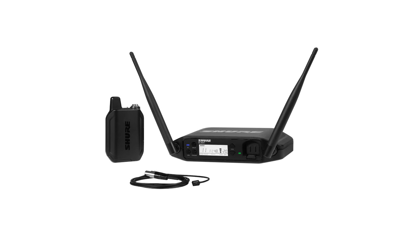 Shure GLXD+ Lavalier System mit WL93, EU, Frequenzversion: Z4 1000039770