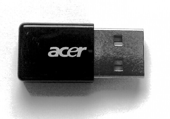 Acer USB Wireless Adapter 802.11b/g/n für P1200B P1201B P1203PB P7203 P7205 P7500 S5201B S5201M S530