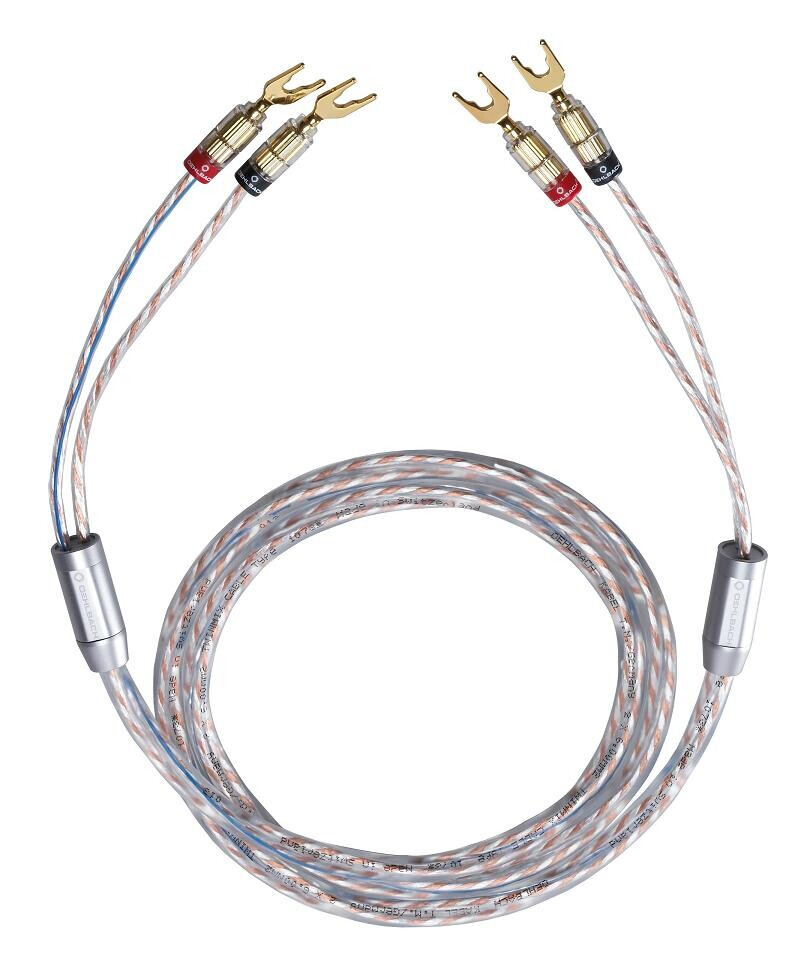 Oehlbach Twin Mix Two mit Kabelschuh - 2 x 3,0 m