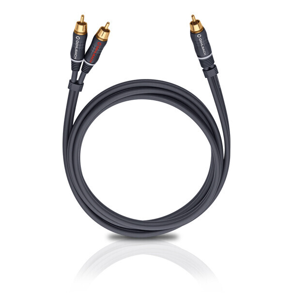 Oehlbach BOOOM! Y-Adapterkabel 2m anthrazit