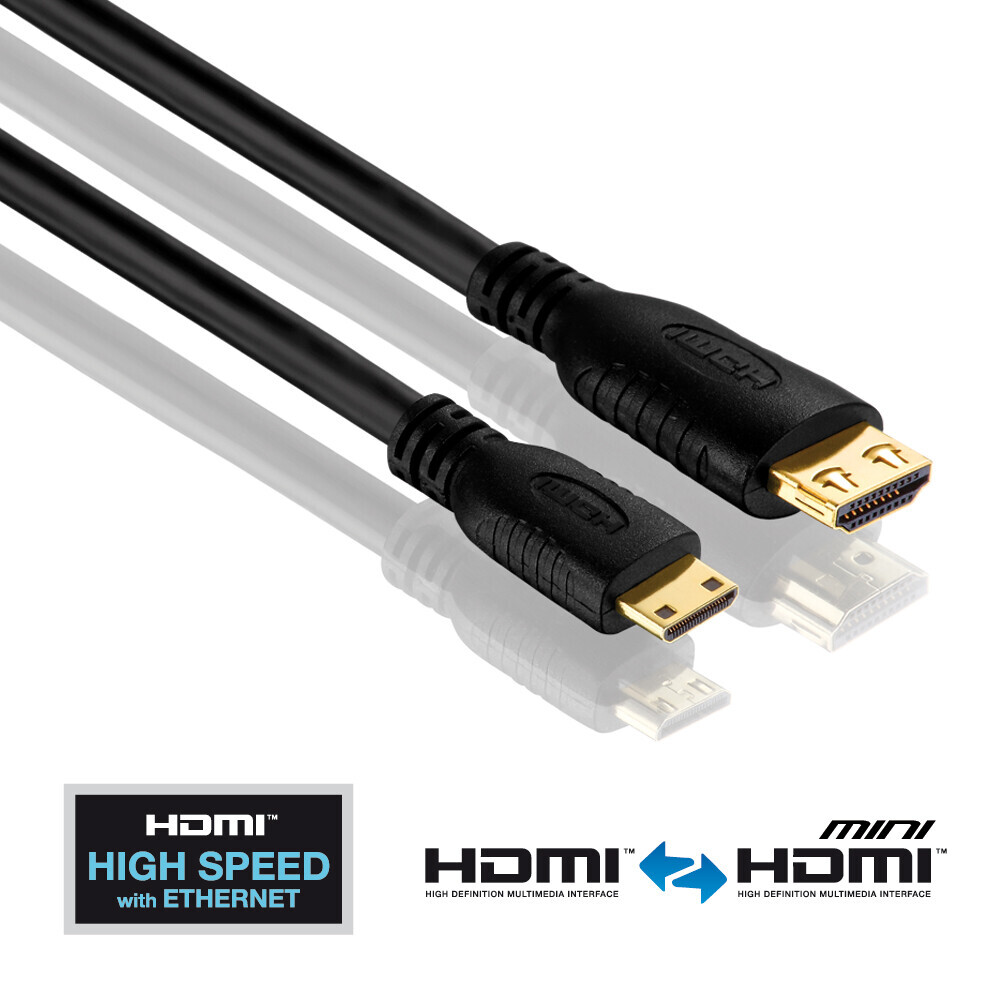 PureLink HDMI/Mini HDMI Kabel - PureInstall 1,00m