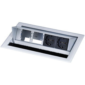 Kindermann CablePort Standard 4fach - RAL 9006