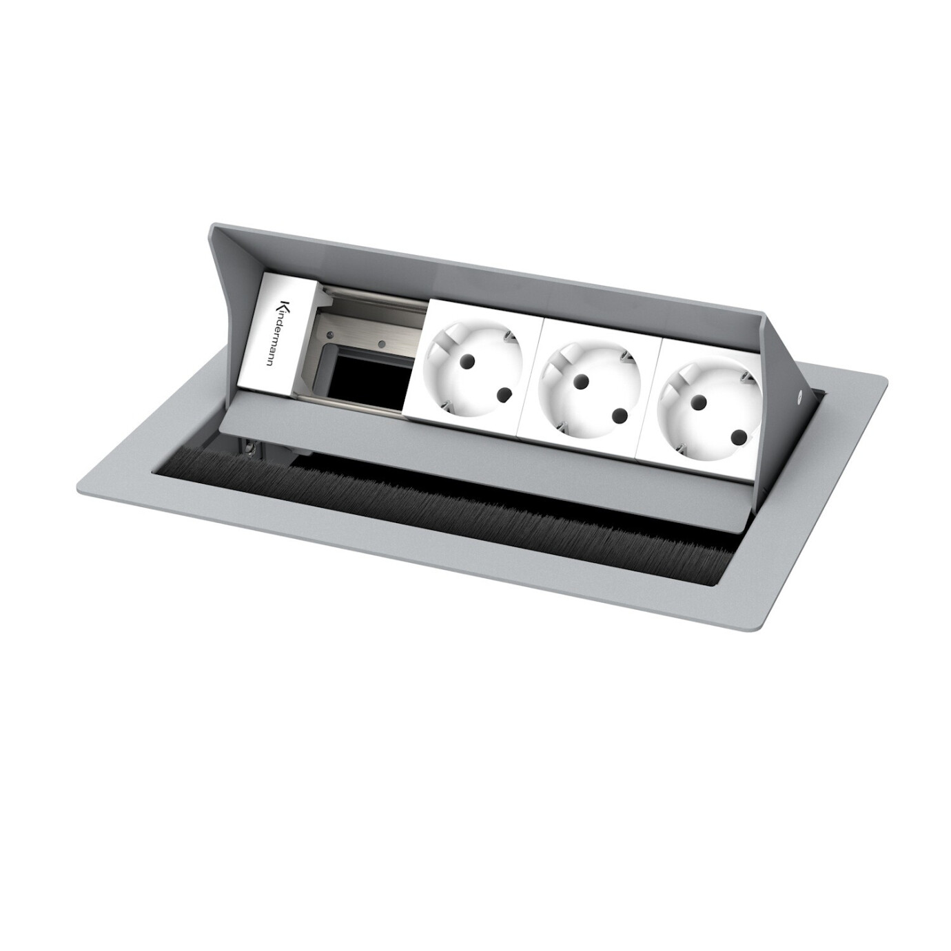 Kindermann CablePort standard2 4-fach, 3 x Strom