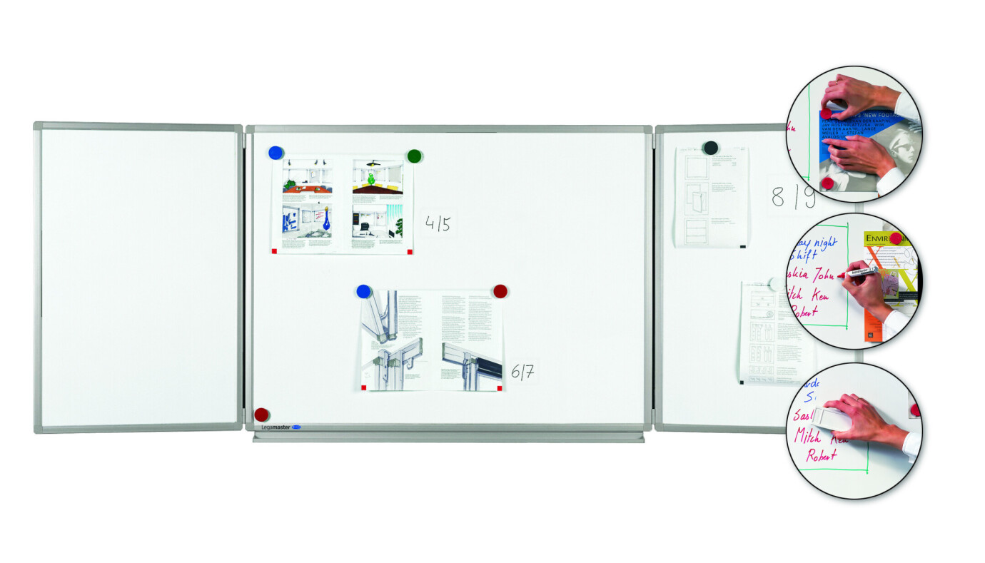 Legamaster Klapptafel PROFESSIONAL 90 x 120/240 cm