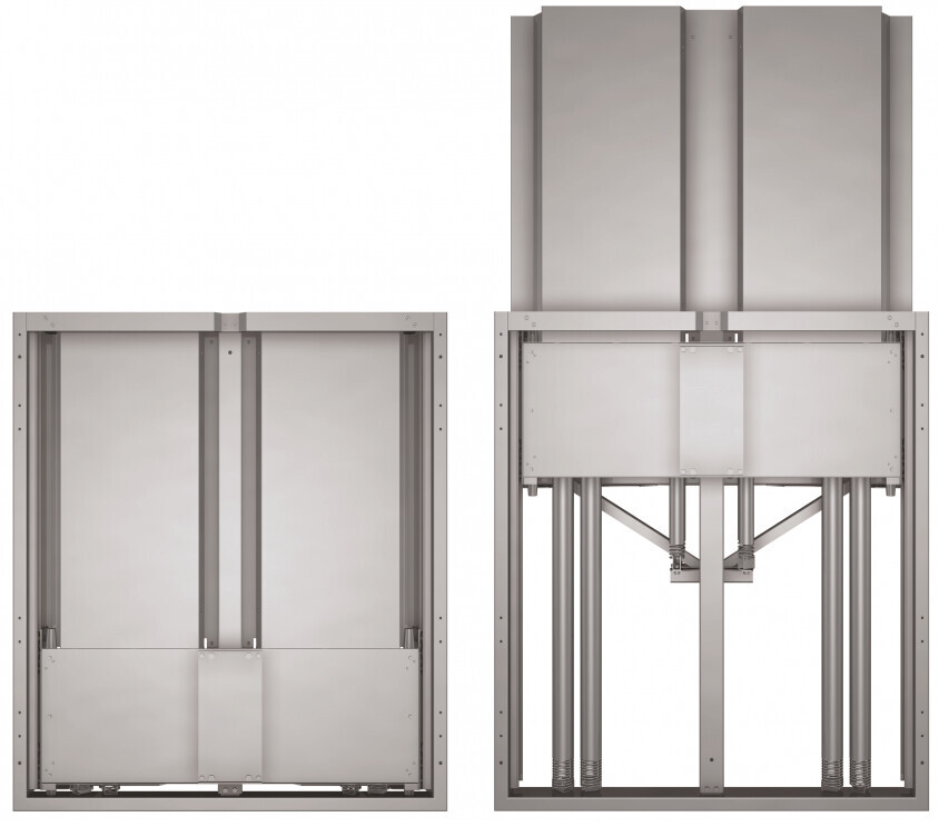 Legamaster Wandmontage, höhenverstellbar (Easyspring) für 67 -127 kg