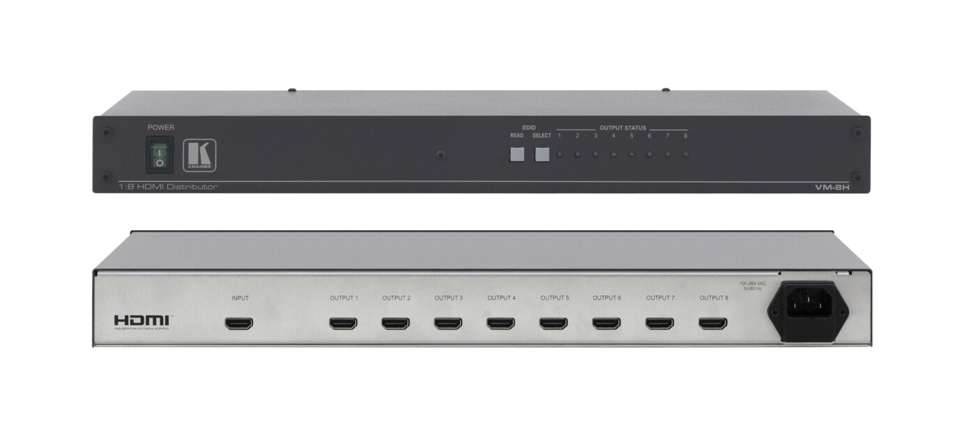 Kramer VM-8H , 1:8 HDMI Verteilverstärker, HDTV Kompatibel und HDCP Konform