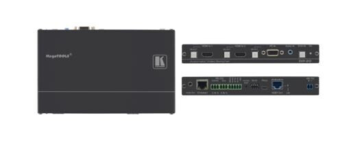 Kramer DIP-20 HDMI/VGA zu HDBaseT Übertrager & Step-In Steuermodul, mit Ethernet, bidirekt. IR & Ste