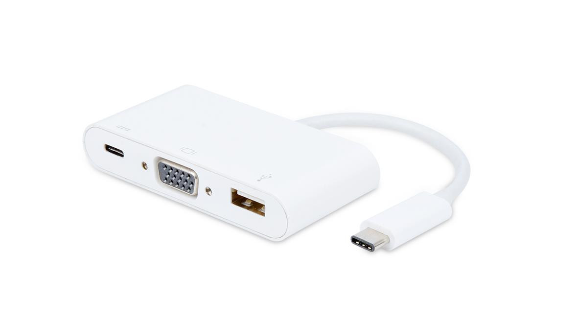 MAXlum APL-CVU Adapter USB-C 3.1 zu VGA USB-C 3.1 USB 3.0 | USB-C auf VGA Multiport-Adapter