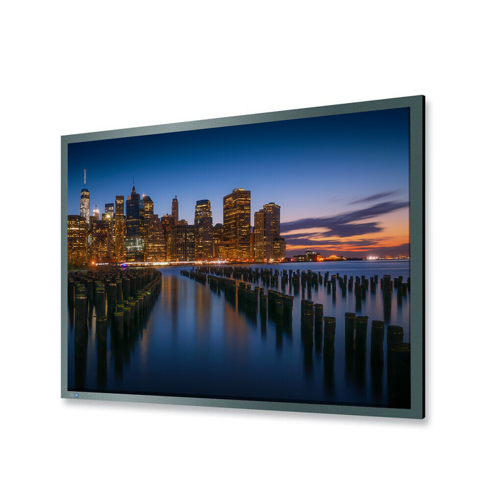 Vorschau: DELUXX Professional Rahmenleinwand Frame Pro 16:9 Mattweiss Vision 225 x 126 cm