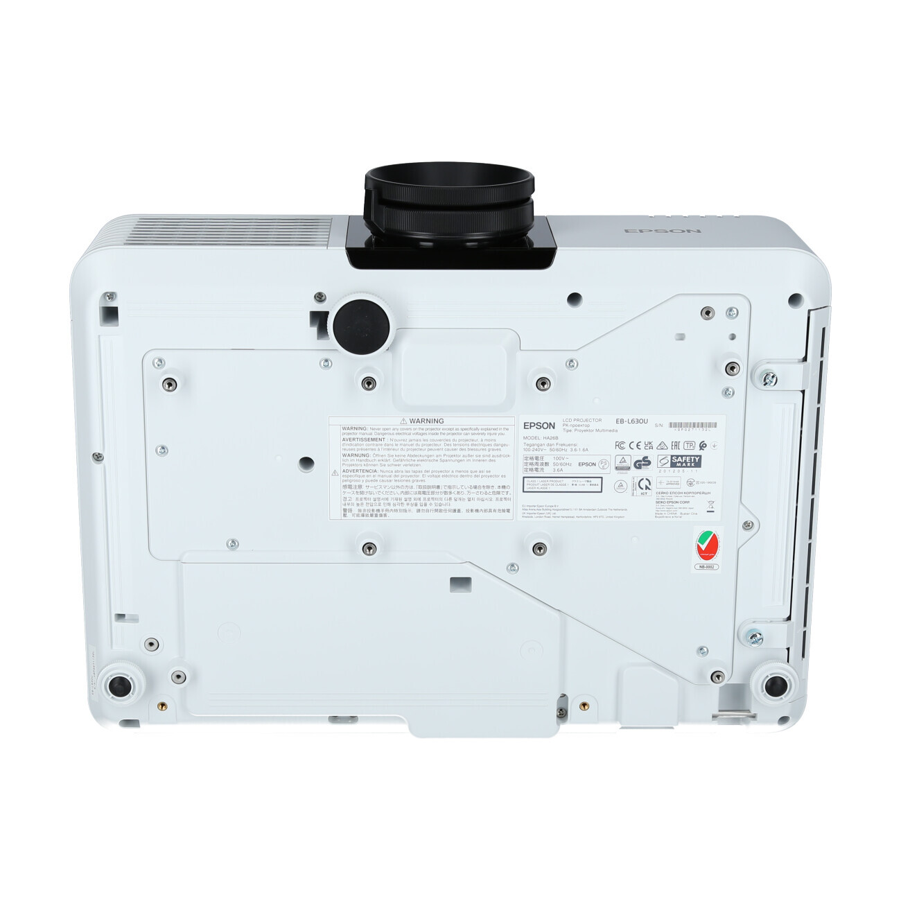 Vorschau: Epson EB-L630U weiß Laser-Beamer mit 6200 ANSI-Lumen und WUXGA Auflösung