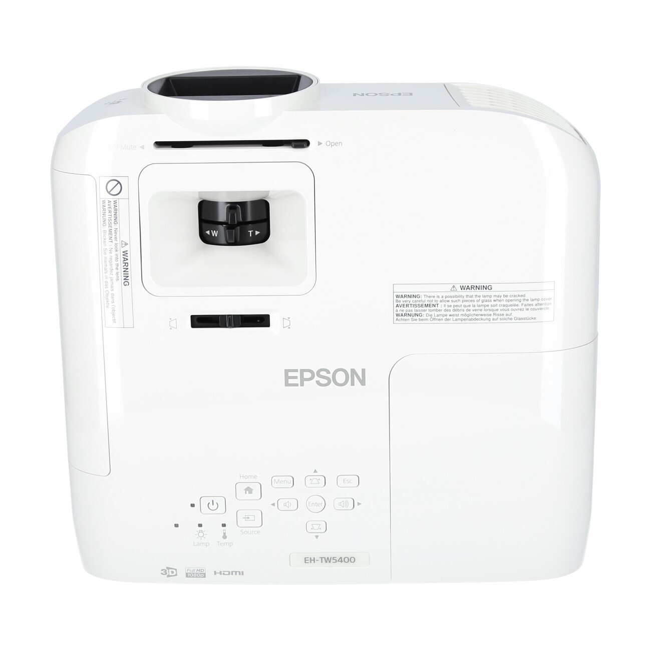 Vorschau: Epson EH-TW5400 3D Heimkino Beamer mit 2500 ANSI-Lumen und Full-HD