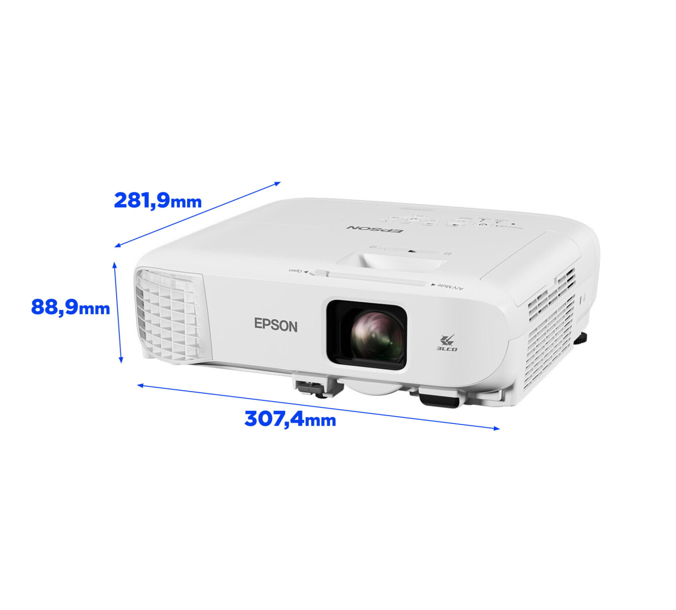 Vorschau: Epson EB-982W Businessbeamer mit 4200 Lumen und WXGA Auflösung
