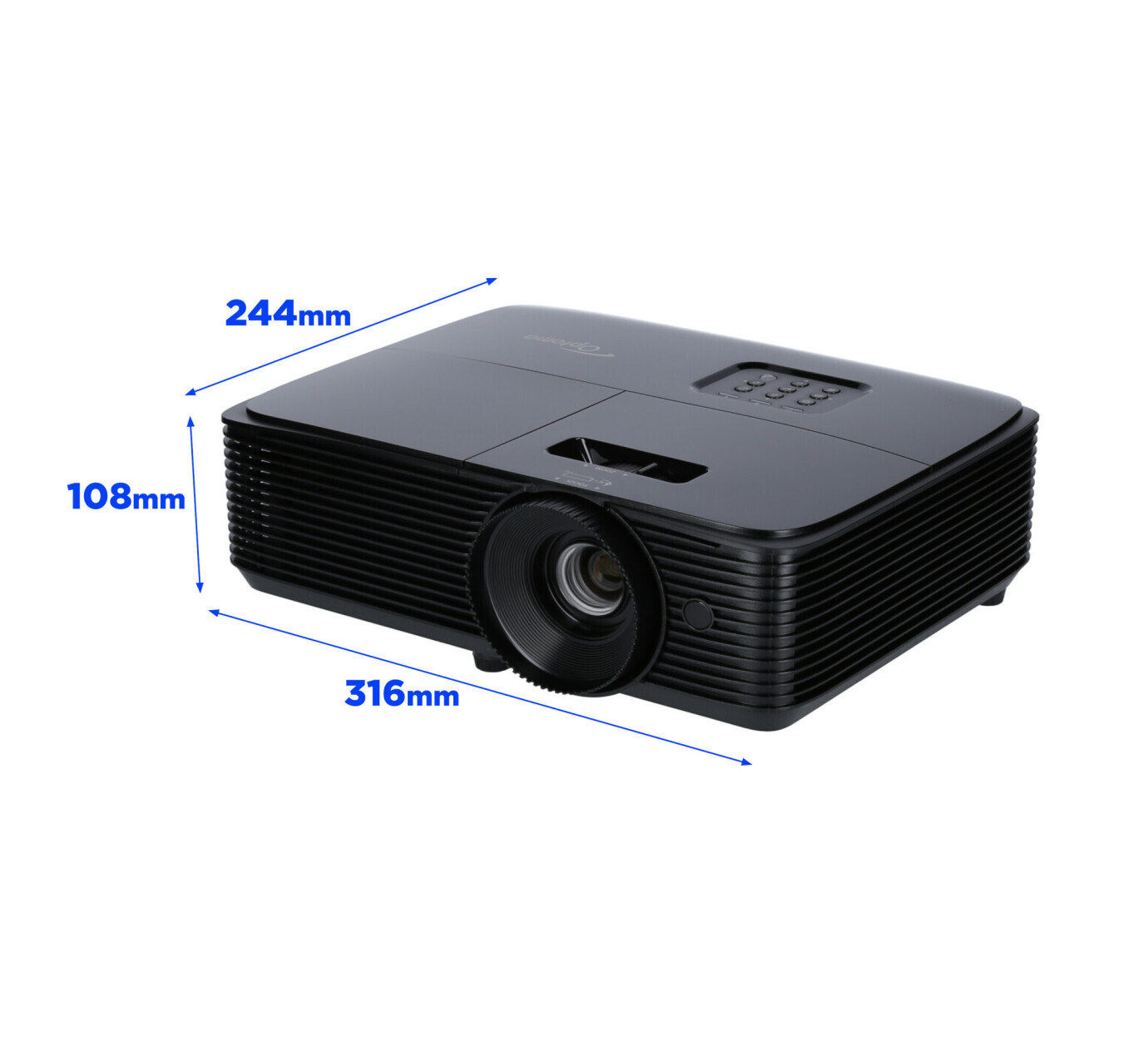 Vorschau: Optoma HD145X Heimkinobeamer mit 3400 Lumen und Full HD