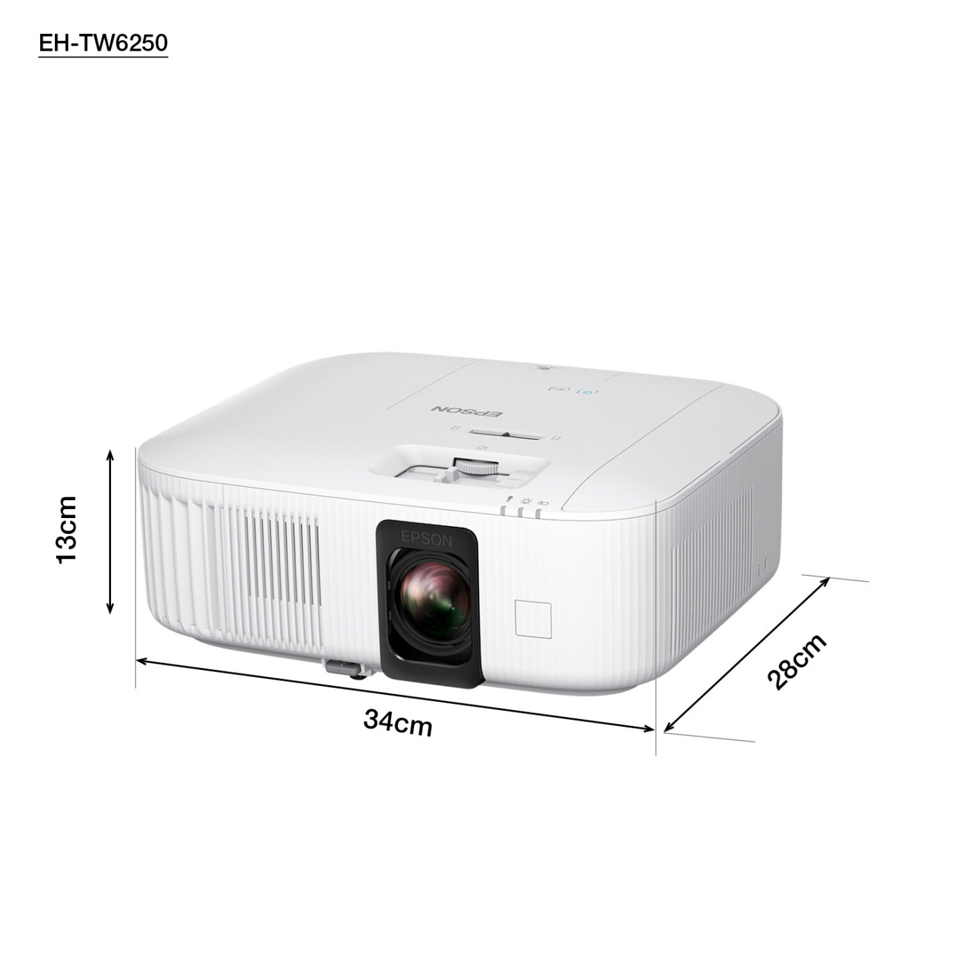 Vorschau: Epson EH-TW6250 - Beamer, 4K PRO-UHD, Heimkino-Projektor mit integriertem Android-TV