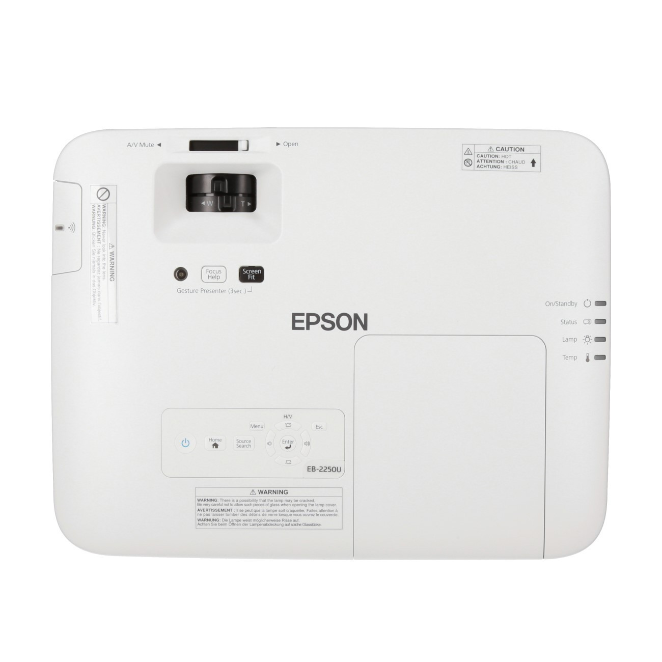 Vorschau: Epson EB-2250U Business Beamer mit 5000 ANSI-Lumen und WUXGA Auflösung - Demo