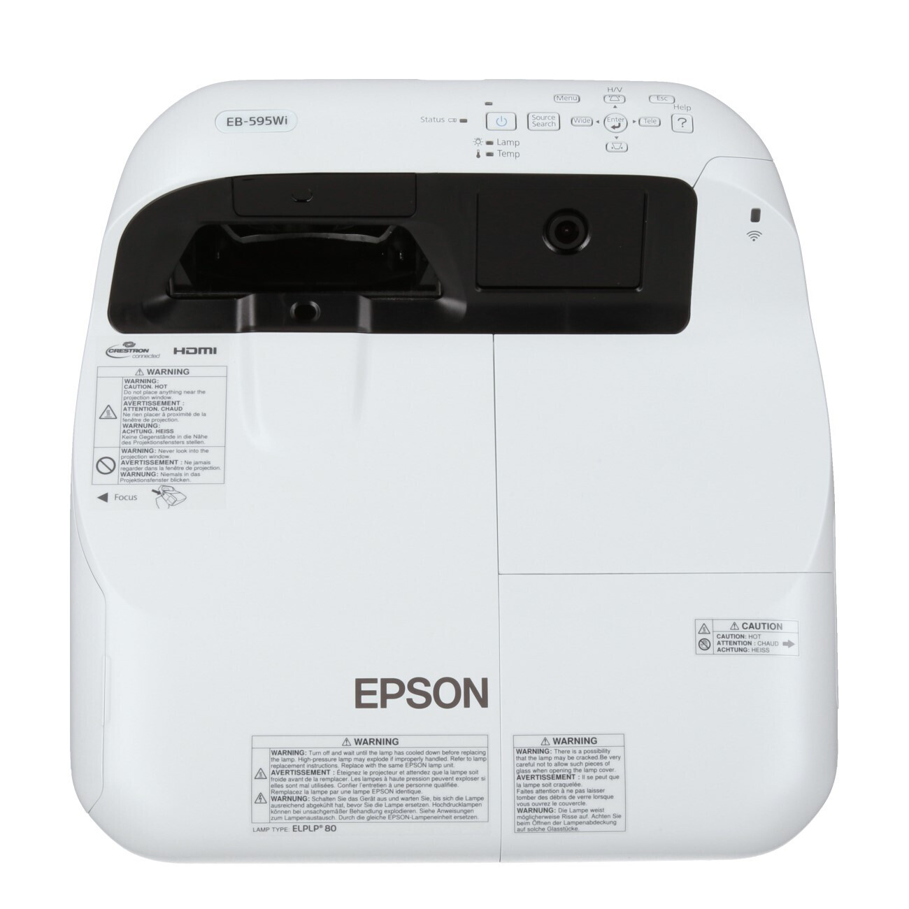 Vorschau: Epson EB-695Wi Kurzdistanzbeamer mit 3500 ANSI-Lumen und WXGA