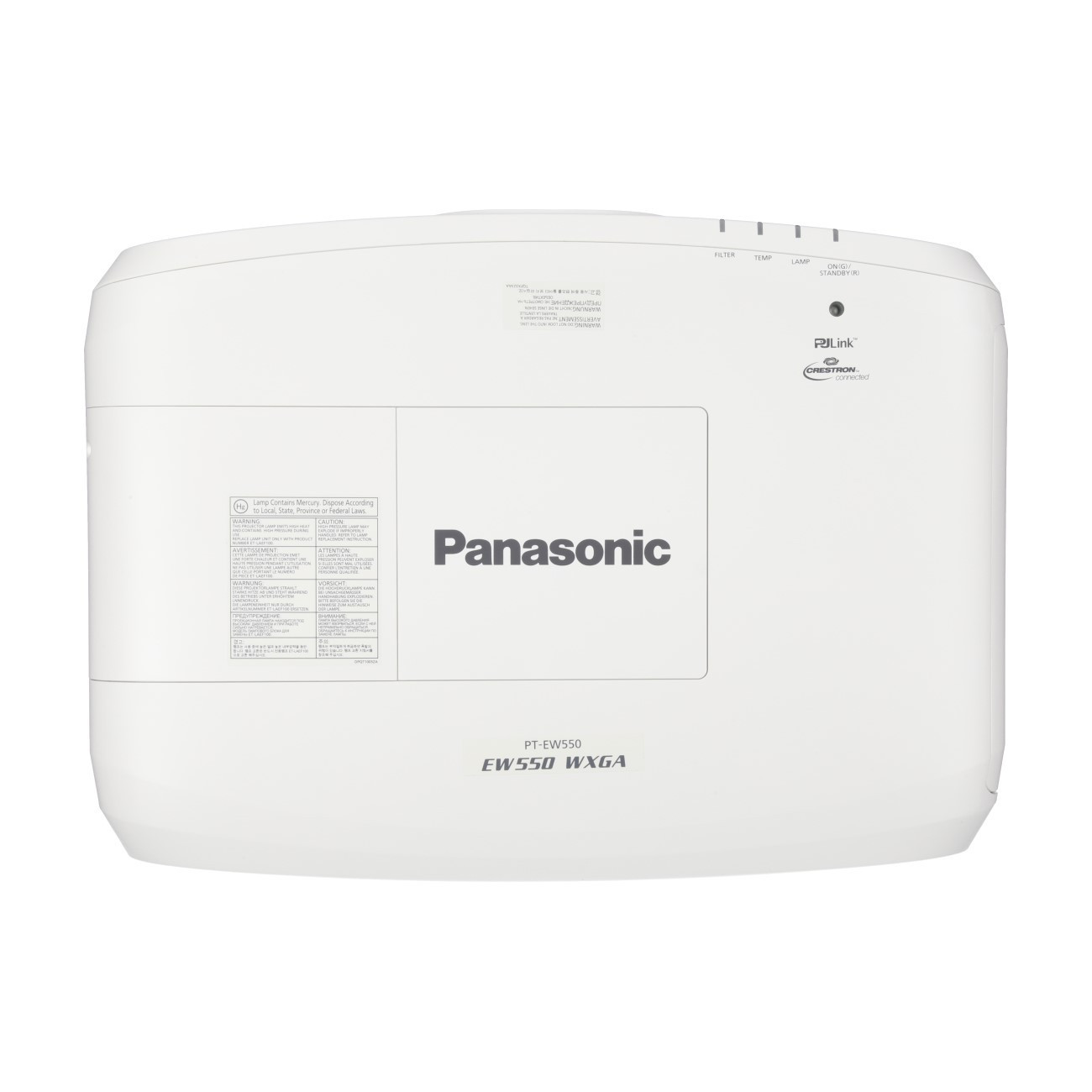 Vorschau: Panasonic PT-EW550LE (ohne Objektiv) Beamer, 5000 ANSI-Lumen, WXGA
