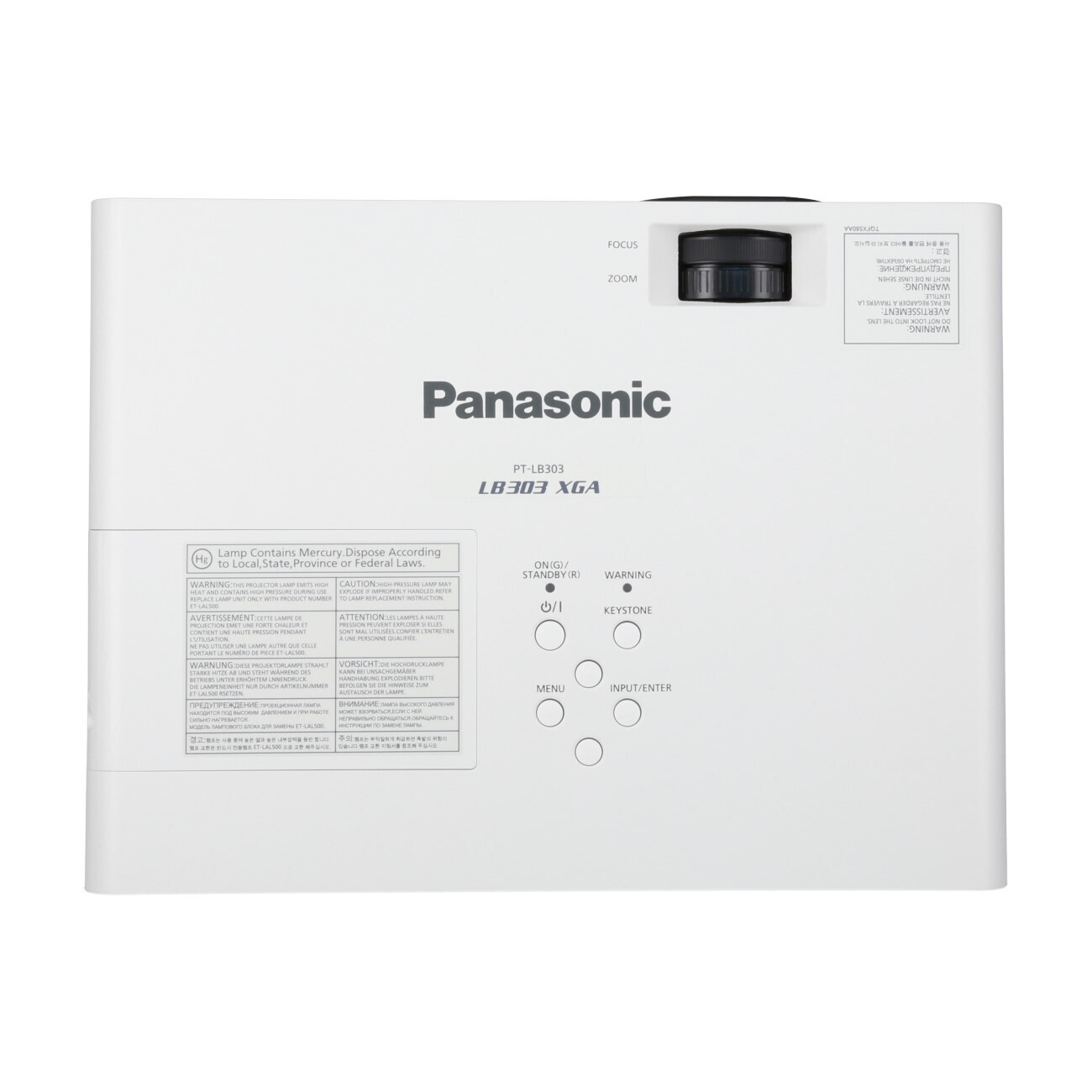 Vorschau: Panasonic PT-LB303 Beamer mit 3100 ANSI-Lumen und XGA Auflösung