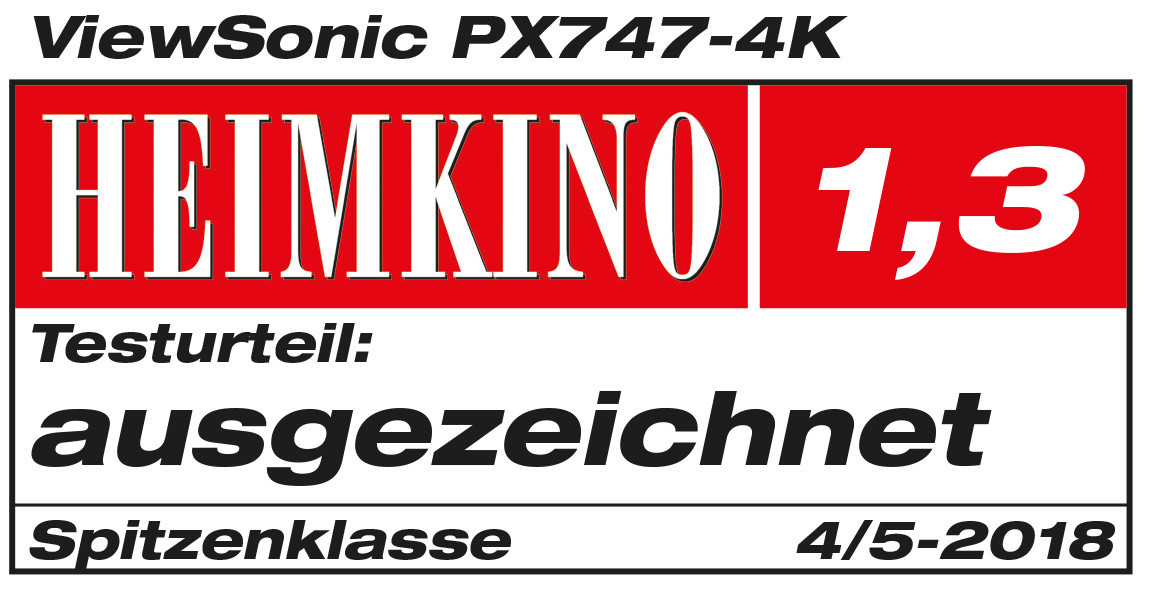 Vorschau: ViewSonic PX747-4K 4K Beamer mit 3500 ANSI-Lumen und 3840x2160