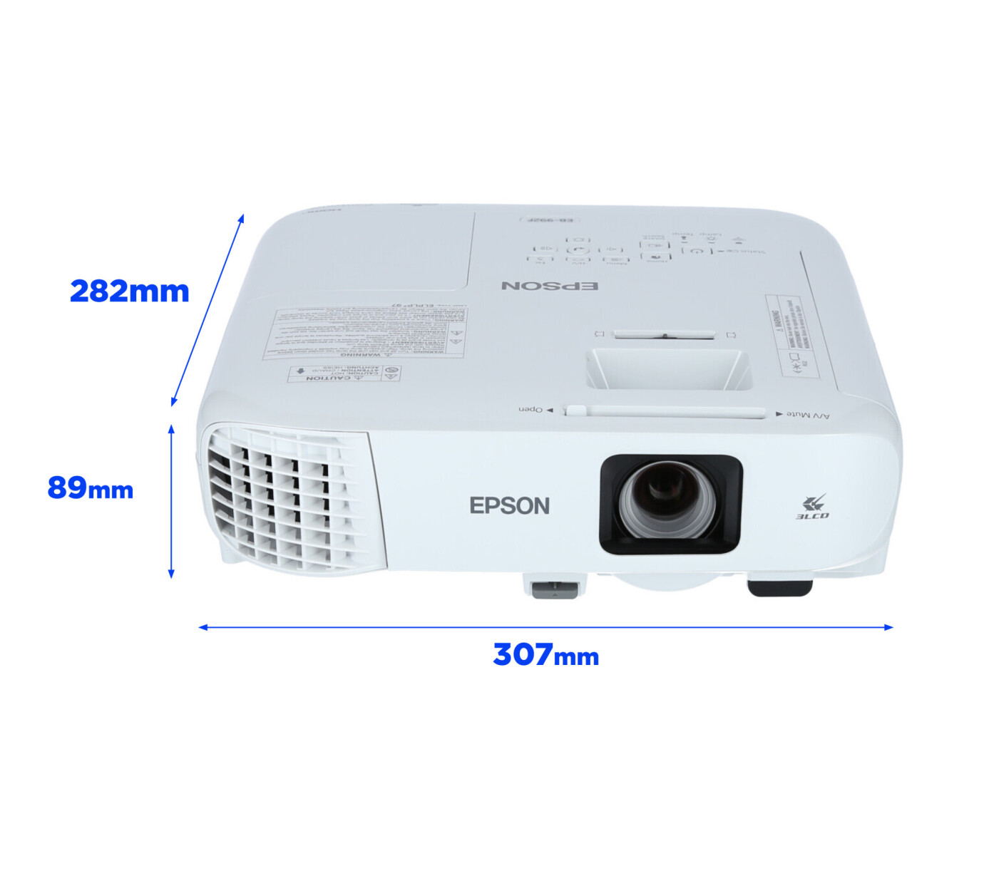 Vorschau: Epson EB-992F Businessbeamer mit 4000 ANSI-Lumen und Full-HD Auflösung