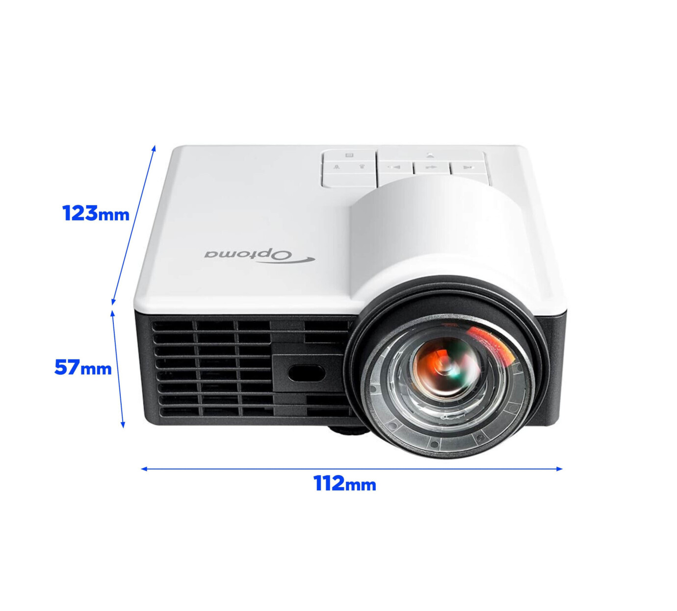 Vorschau: Optoma ML1050ST+ Kurzdistanz-Beamer mit 1000 ANSI-Lumen und WXGA Auflösung