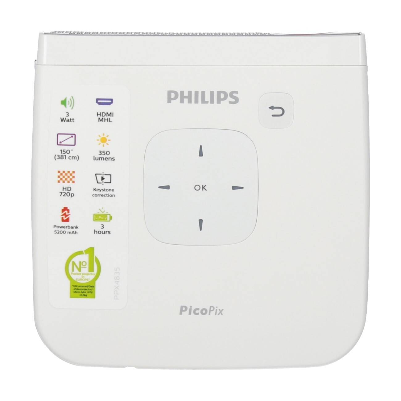 philips picopix plus ppx4835