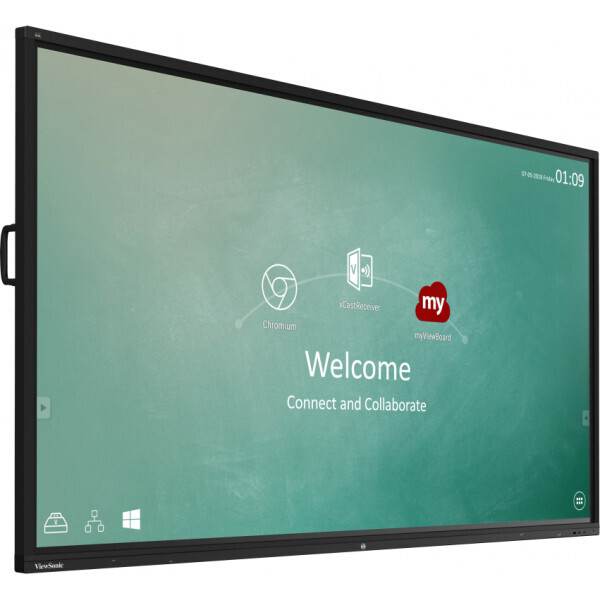 ViewSonic IFP7550 75" interaktives Touchscreen mit 4K Auflösung - mit 2GB DDR4 RAM