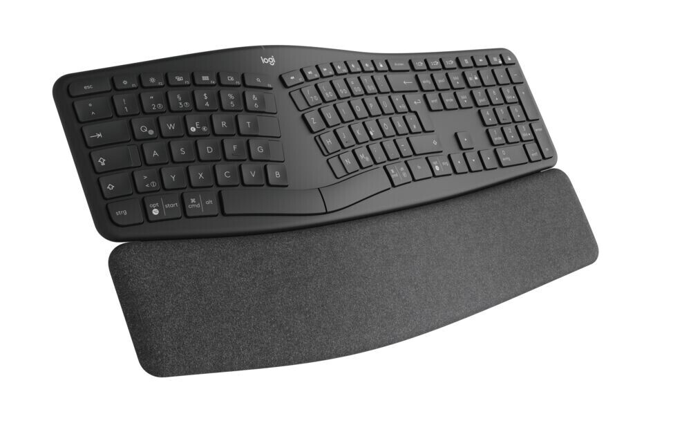 Logitech Ergo K860 Tastatur - kabellos, ergonomisch, schwarz