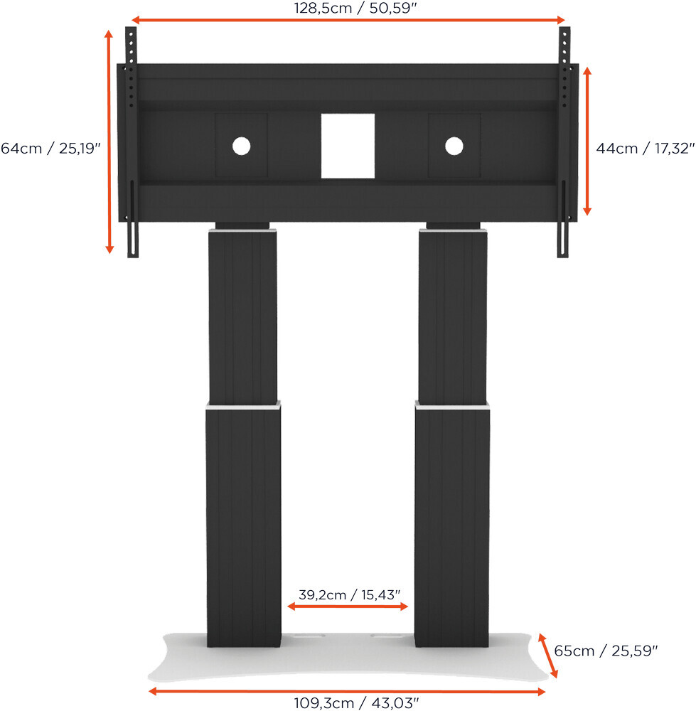 Vorschau: celexon Expert elektrisch höhenverstellbarer Display-Ständer Adjust-70120PB - 50cm