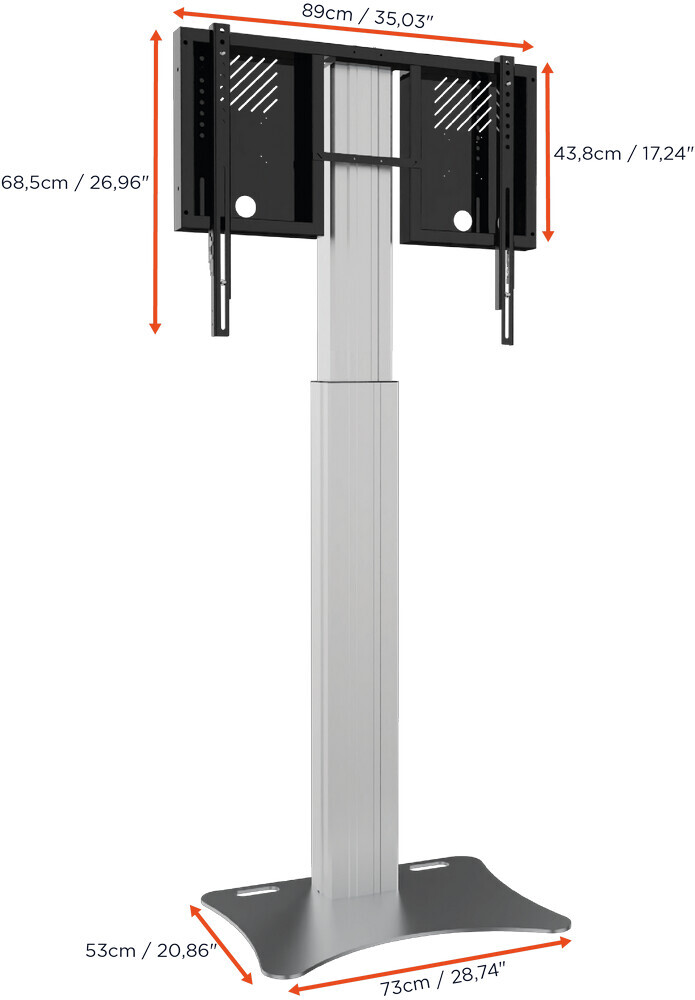 Vorschau: celexon Expert elektrisch höhenverstellbarer Display-Ständer Adjust-4286PS - 90cm