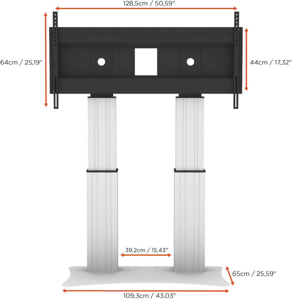 Vorschau: celexon Expert elektrisch höhenverstellbarer Display-Ständer Adjust-70120PS - 50cm