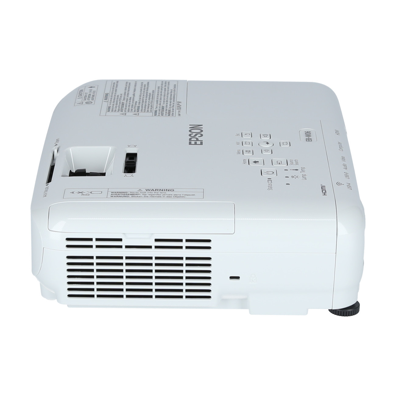 Vorschau: Epson EB-W06 Businessbeamer mit 3700 Lumen und WXGA