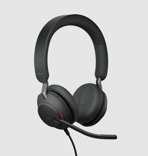 Vorschau: Jabra Evolve2 40 - Schnurgebundenes Stereo Headset mit USB-C für UC