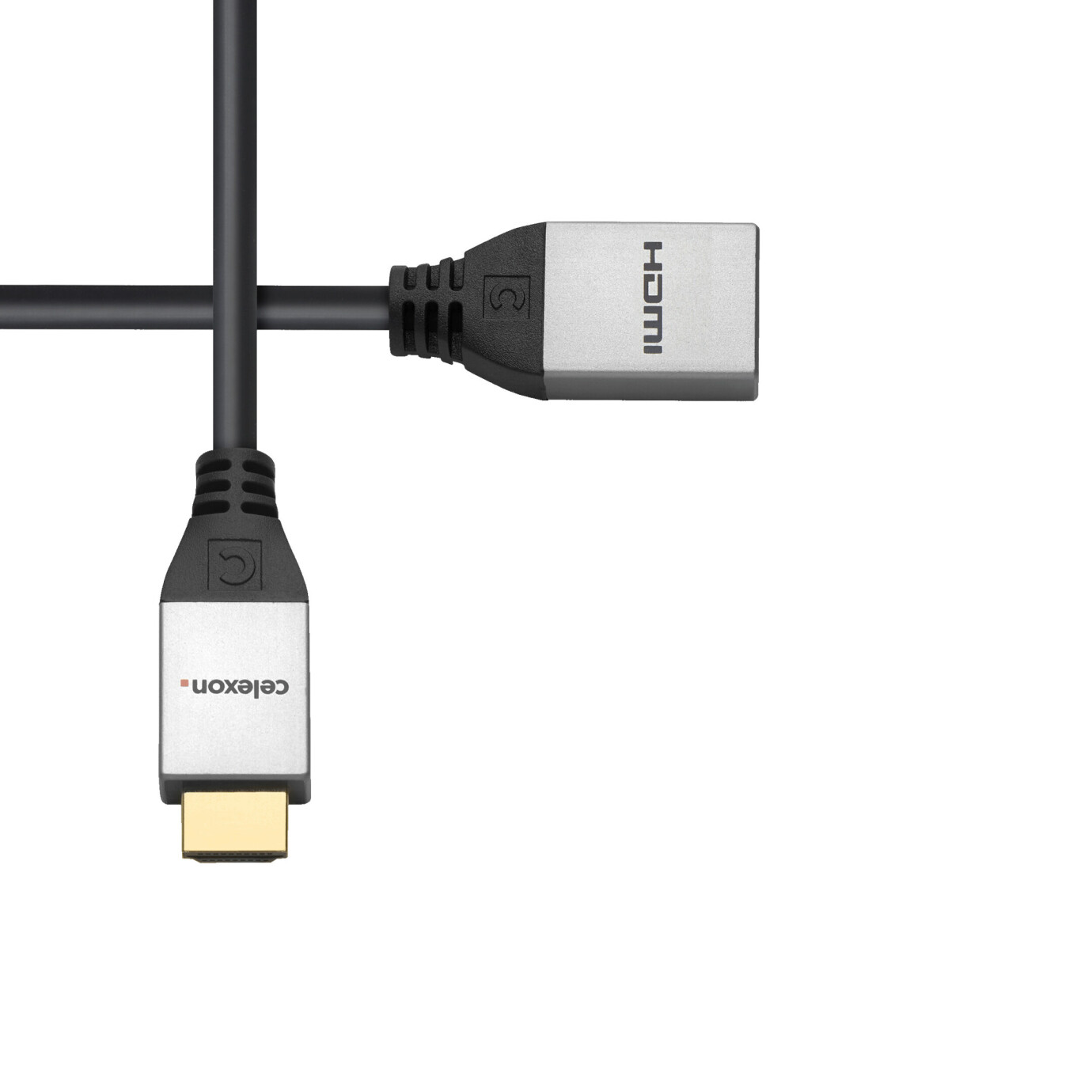 Vorschau: celexon HDMI M/F Adapter mit Ethernet - 2.0a/b 4K 0,25m - Professional Line